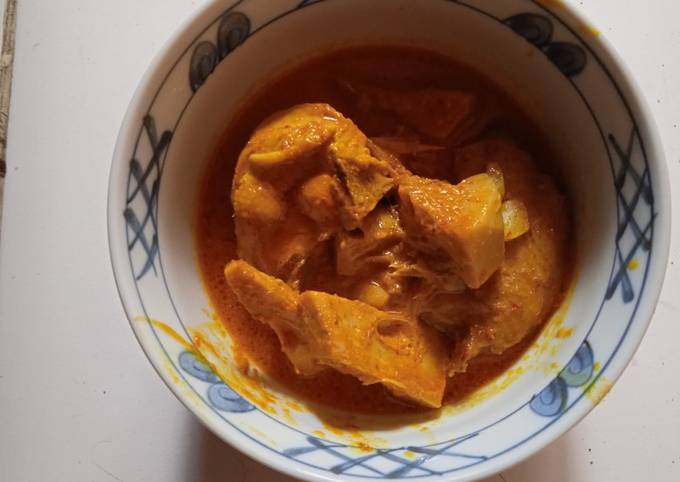 Cara Buat Gulai ayam dan nangka ala warung makan padang Bahan Sederhana