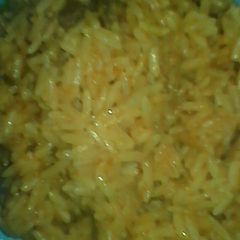 A picture of My coconut jollof rice.