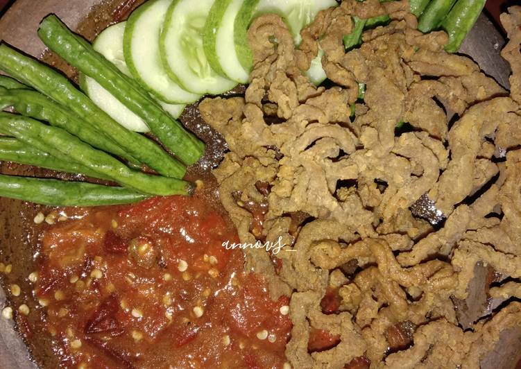 Resep Lalapan usus yang Sempurna