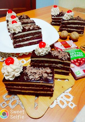 صورة لوصفة لي طرونش باتيسري بذوق القهوة 🍰😋