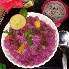 A picture of Dragonfruit Granita.