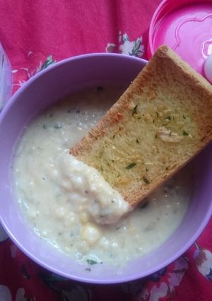 Foto resep Sup cream kentang jagung