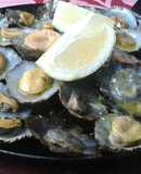 Lapas grelhadas (lapas a la plancha)