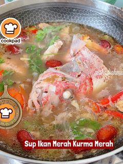 Gambar 👩🍳Sup Ikan Merah Kurma Merah