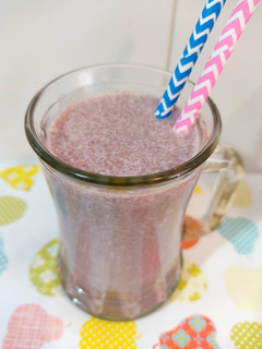 Una foto de Batido de fresas y oreo