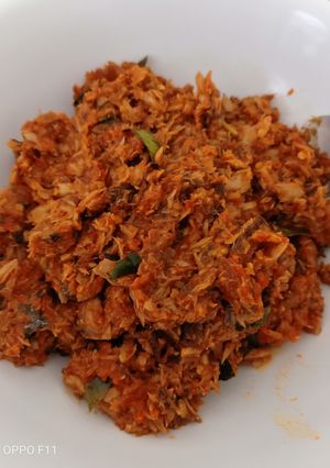 Foto resep Tongkol suwir pedas