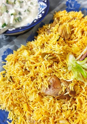 A picture of Signature Mutton Akhni.