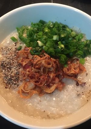 Hình của món Cháo cá mú.