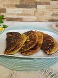 Panqueques de banana y manzana