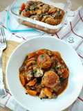 Chicken and Turkey Meatballs with Vegetables