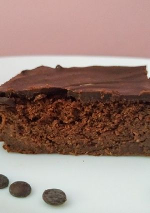 Une photo de Moelleux chocolat-courgette