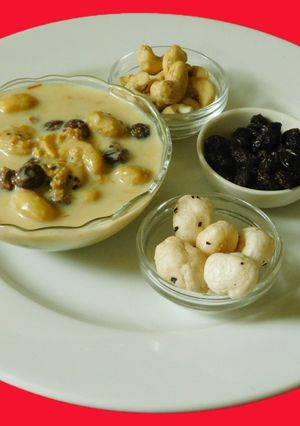 A picture of LOTUS SEED payasam.