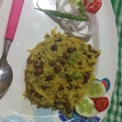 Black Chana pulao A picture of Black Chana pulao.