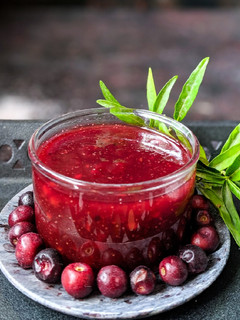 A picture of Phalsa chutney.