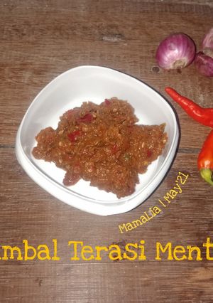 Foto resep Sambal Terasi Mentah