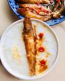 Cá bống kho tộ cháo trắng