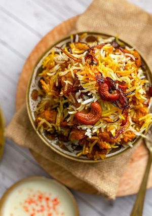 A picture of Soya Biryani.