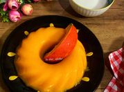 Gambar puding labu kabocha