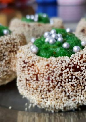 A picture of Khajoor ki mithai.