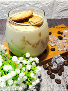 Foto resep Es Kopi Susu Biscuit Marie