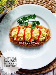 Foto resep Scrambled Egg Nasi Goreng Simple Yummy