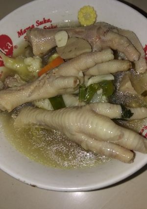 Foto resep Soup ceker bakso