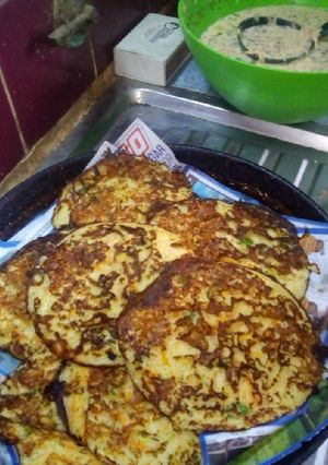 Una foto de Panquequitos de verduras