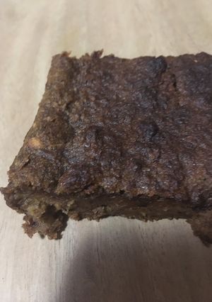 Una foto de Brownie vegano de semillas
