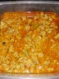 Chicken green chilli qeema
