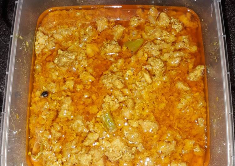 Recipe of Super Quick Homemade Chicken green chilli qeema