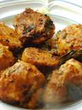 Spicy Taro root (arbi in Hindi, sepankizhangu in Tamil) chops