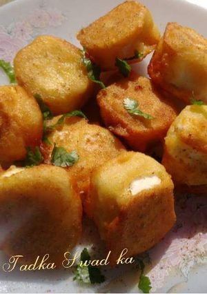 A picture of Paneer pakoras.