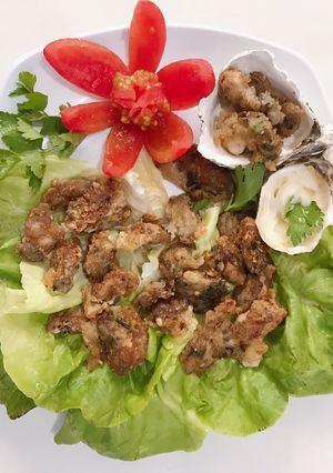 Hình của món Hàu chiên giòn.