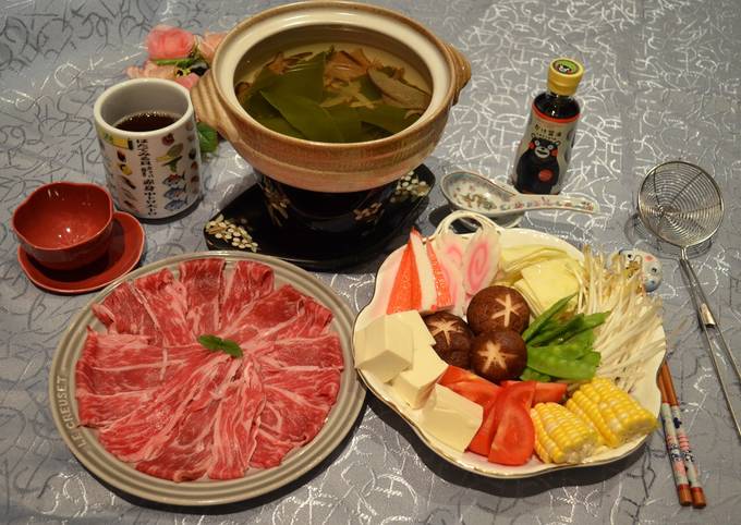 日式柴魚昆布牛肉火鍋 食譜成品照片