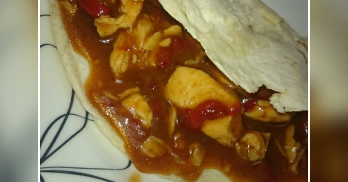 Tacos con Pollo en Salsa picante Receta de Jenny Velasquez Cookpad
