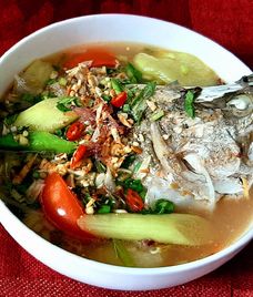canh cá vược