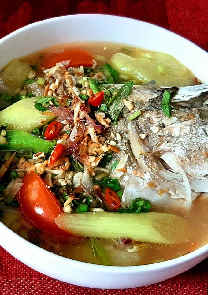 Hình của món Canh chua cá chẽm.