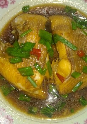 Hình của món Cá điêu hồng kho.