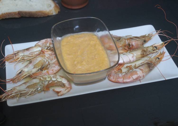 Gazpacho con gambas