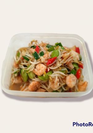 Foto resep Oseng tauge + udang pete