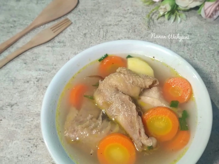 Langkah Mudah untuk Membuat Resep Sop Ayam ala Pak Min Klaten yang Enak Banget Anti Ribet, Uenak Banget