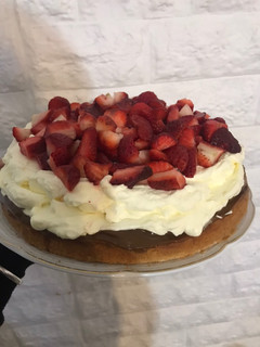 Una foto de Torta de frutilla fácil
