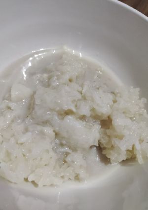 Foto resep Ketan siram kuah durian