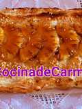 Hojaldre de frutas y crema