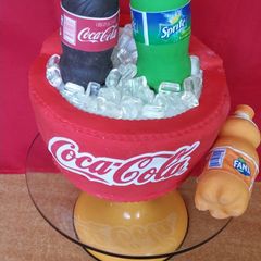 A picture of Cocacola cake # Christmas revival#.