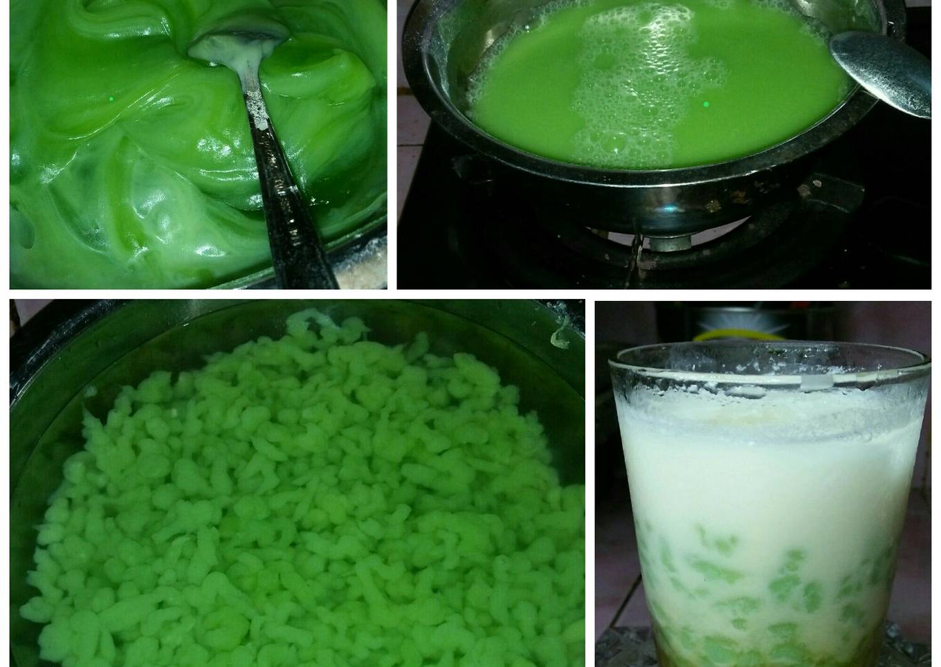 Cendol Hunkwe Sederhana (Homemade)