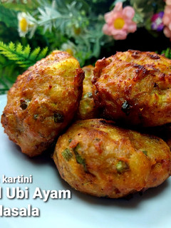Foto resep Perkedel Ubi Ayam Garam Masala