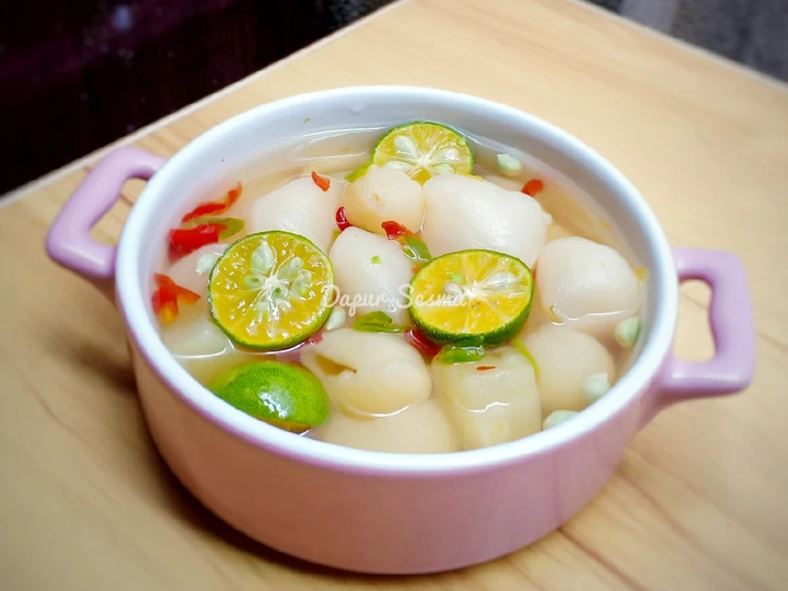 Easy Steps to Prepare Recipes Asinan buah kaleng (Rambutan, Lengkeng, Nanas) the Delicious Perfect.