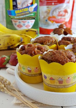 Foto resep Muffin Oatmeal Pisang Kurma