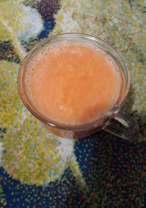 عکسی از دستور اسموتی پرتقال و هویج